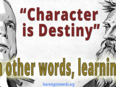 in other words - character